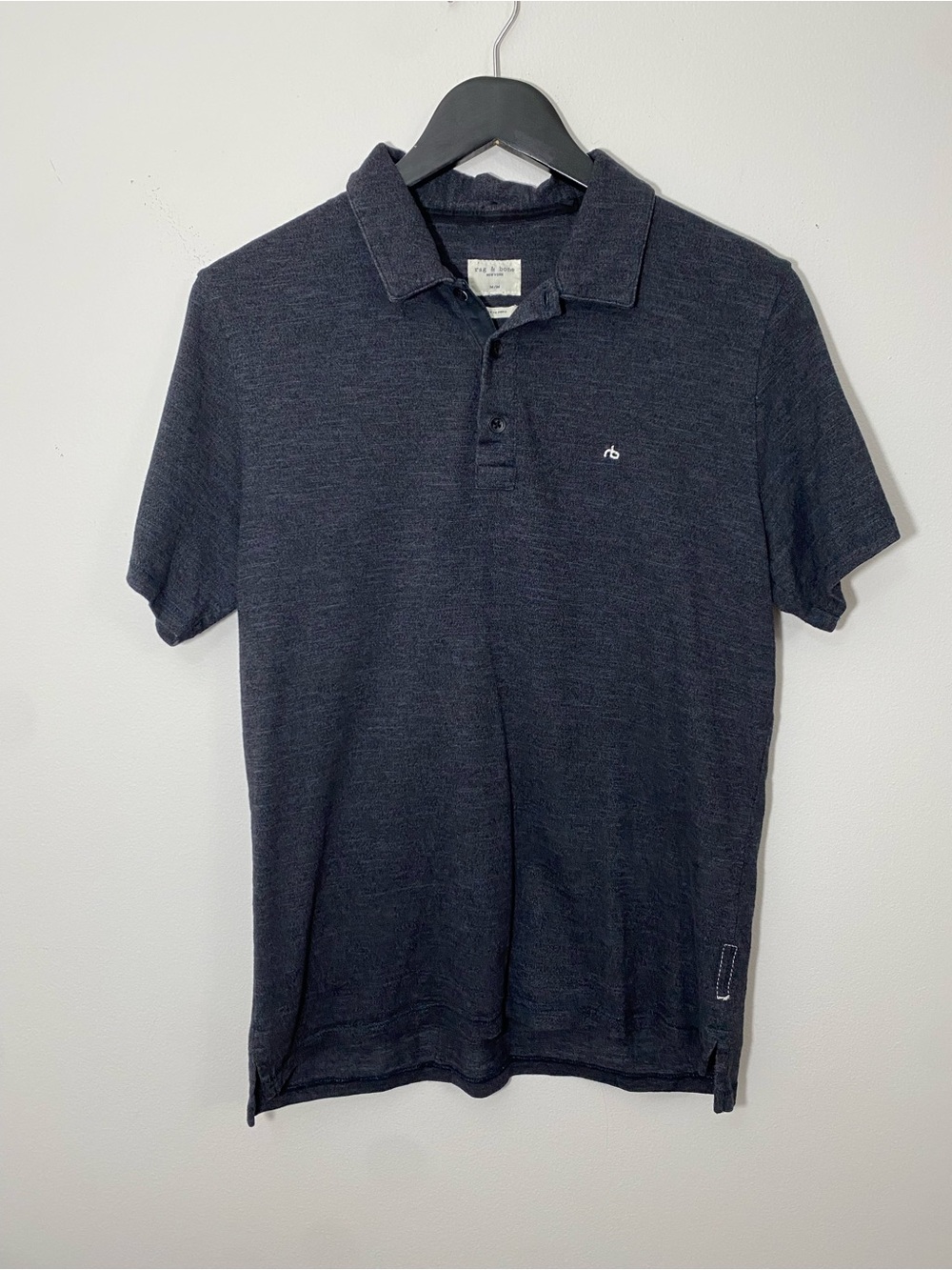 rag & bone Short-Sleeve Polo Preppy Medium